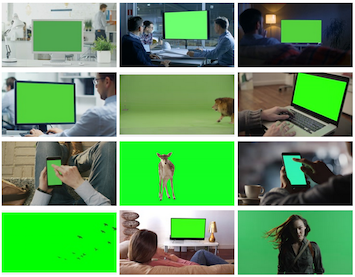 Machine learning - green screen footage classifier